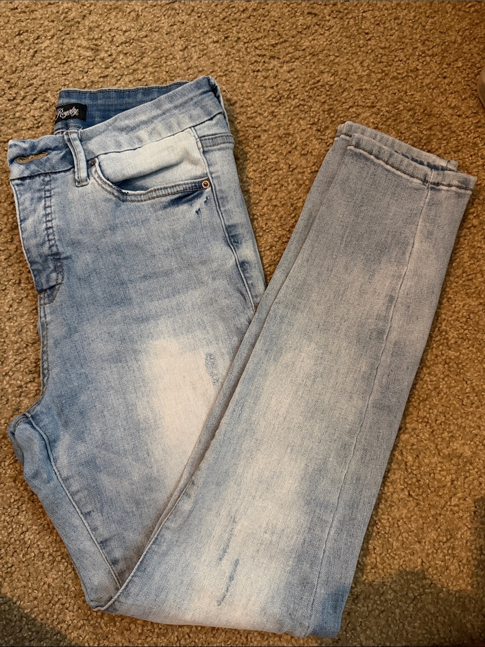 Royalty For Me Light Blue Women's Skinny Jeans